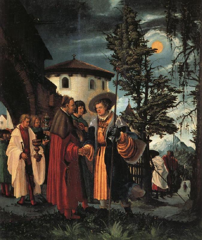 The Departure of St.Florian, Albrecht Altdorfer